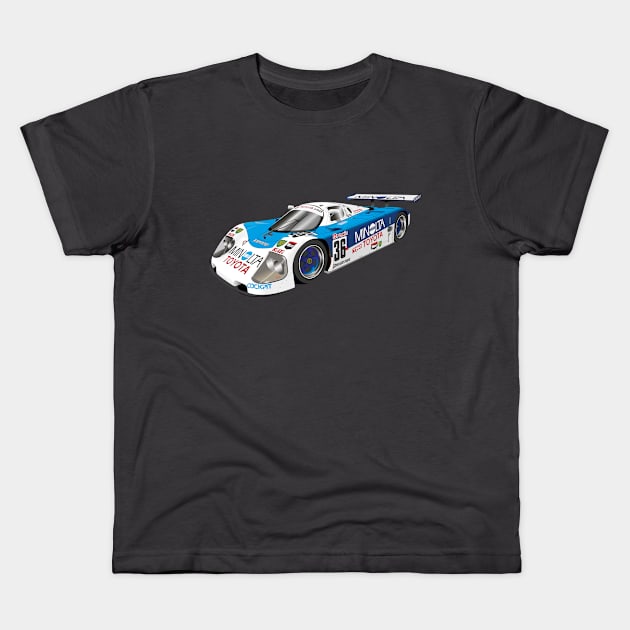 Toyota  Tom`s  Le mans Kids T-Shirt by breakthrough_32